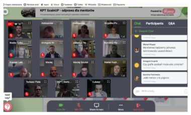 Sesje Mentoringu Eksportowego online ScaleUP w Krakowskim Parku Technologicznym, Kraków