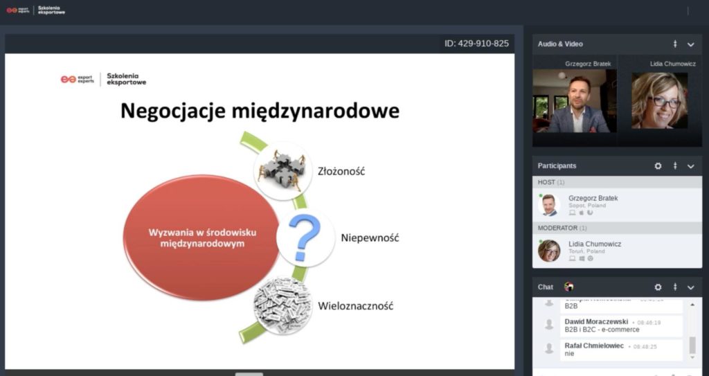 „Jak nie stracić rynków zagranicznych oraz rozwijać eksport w kryzysie“, Kraków