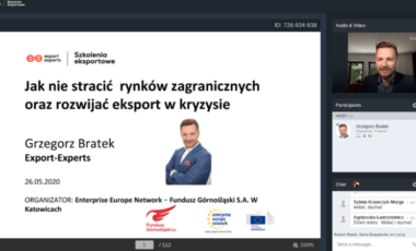 „Jak nie stracić rynków zagranicznych oraz rozwijać eksport w kryzysie“, Katowice