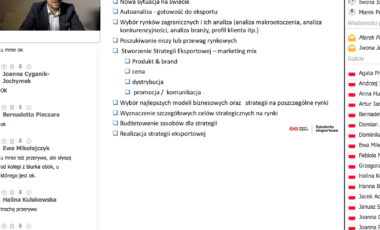 “Poszukiwanie kanałów dystrybucji oraz efektywna współpraca z partnerami handlowymi na rynkach zagranicznych”, Kraków