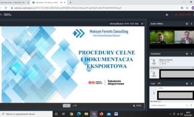 Procedury celne i dokumentacja eksportowa, otwarte szkolenie on-line